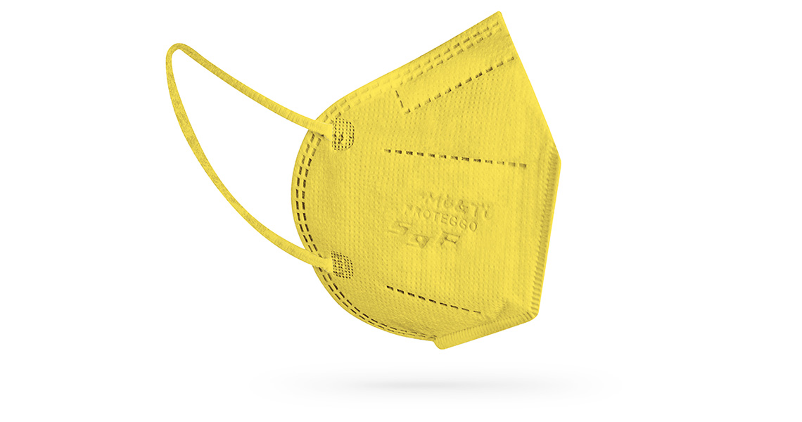 Giallo con elastico in tinta - 30pz